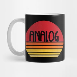 Analog Retro Aesthetic Sunset Mug